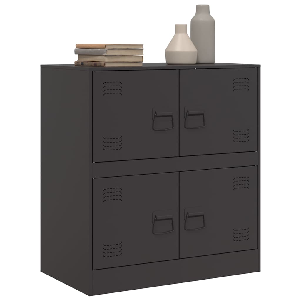 skænk 67x39x73 cm stål sort