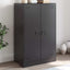 skænk 67x39x107 cm stål sort
