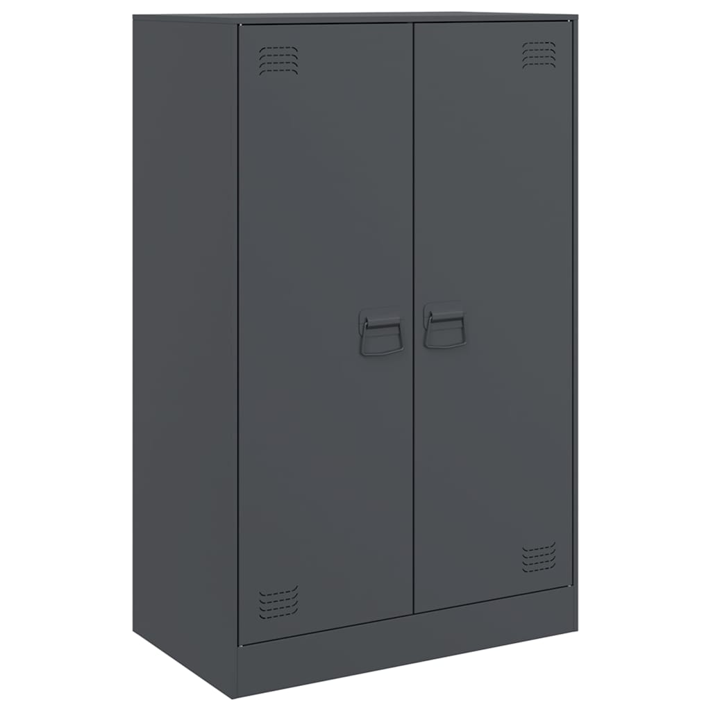 skab 67x39x107 cm stål antracitgrå