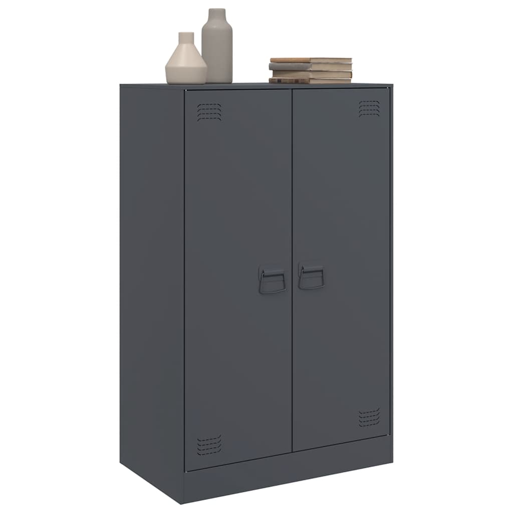 skab 67x39x107 cm stål antracitgrå