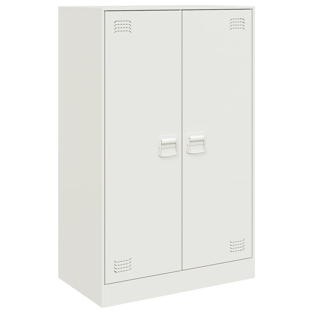 skab 67x39x107 cm stål hvid