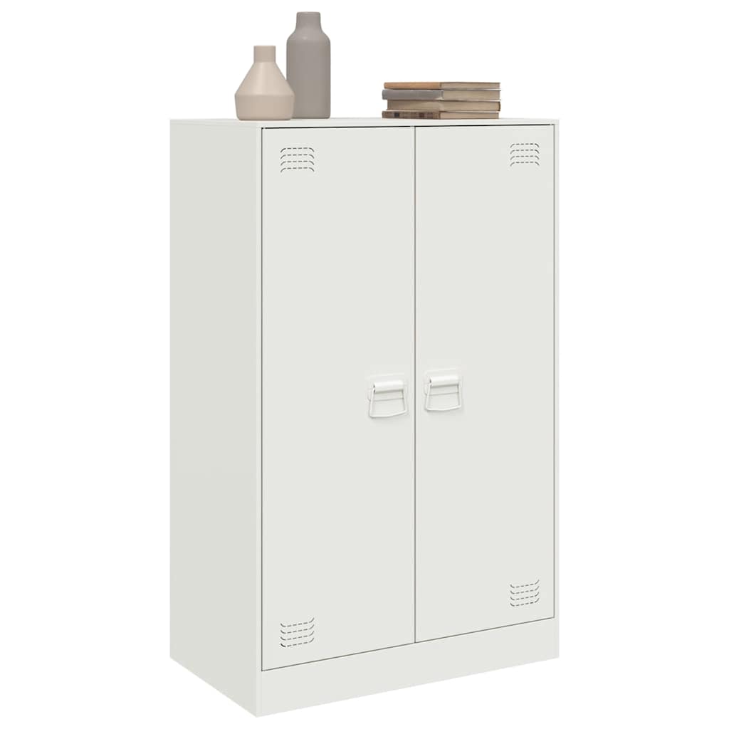 skab 67x39x107 cm stål hvid