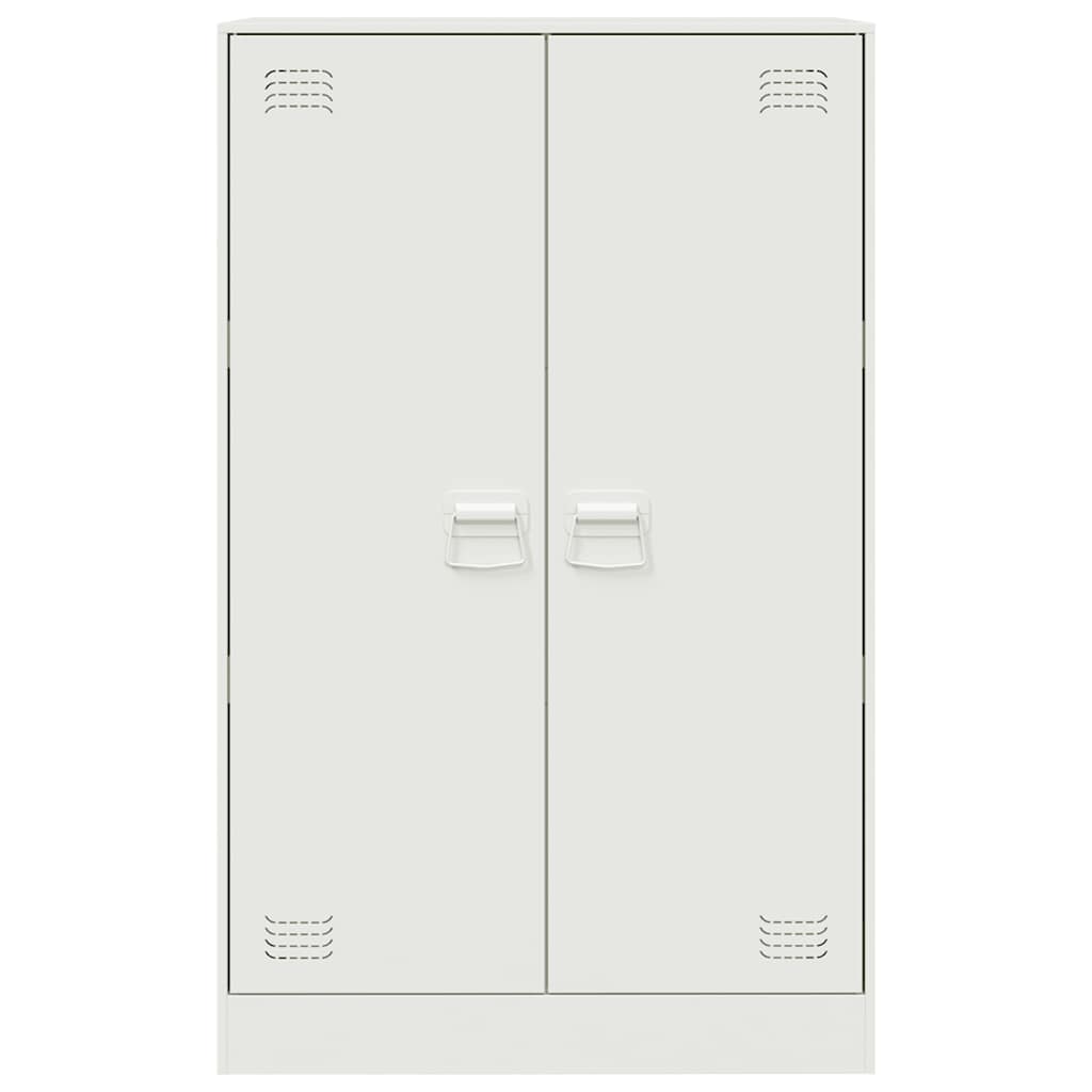 skab 67x39x107 cm stål hvid