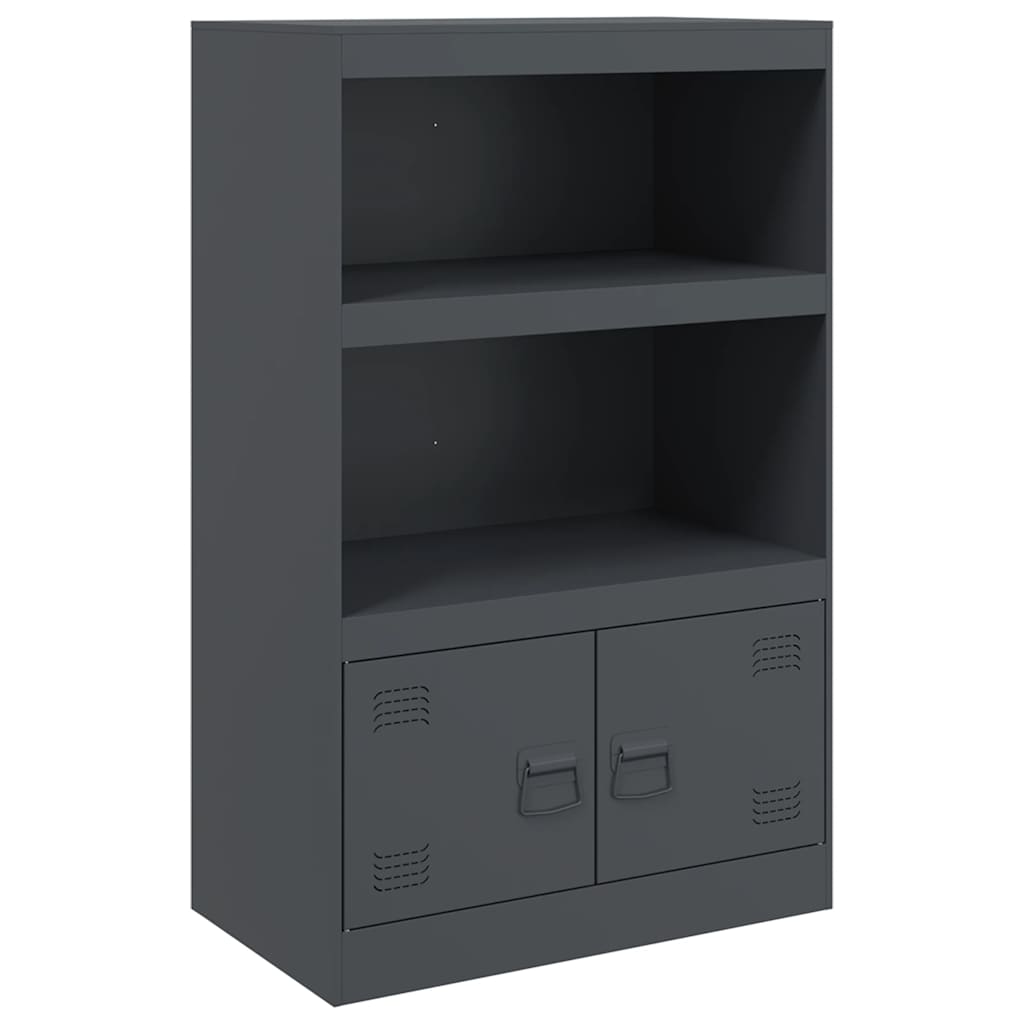 skab 67x39x107 cm stål antracitgrå