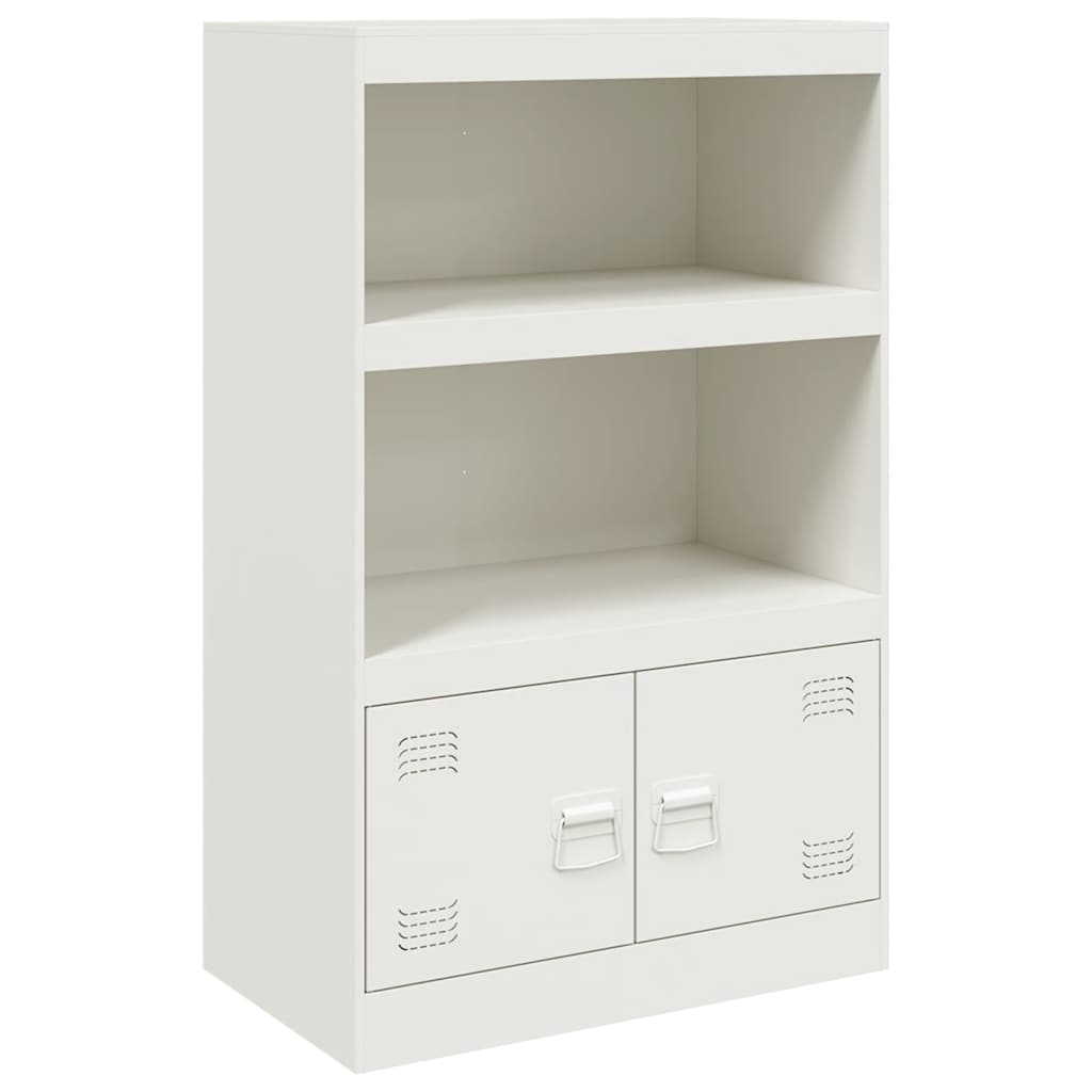 skab 67x39x107 cm stål hvid