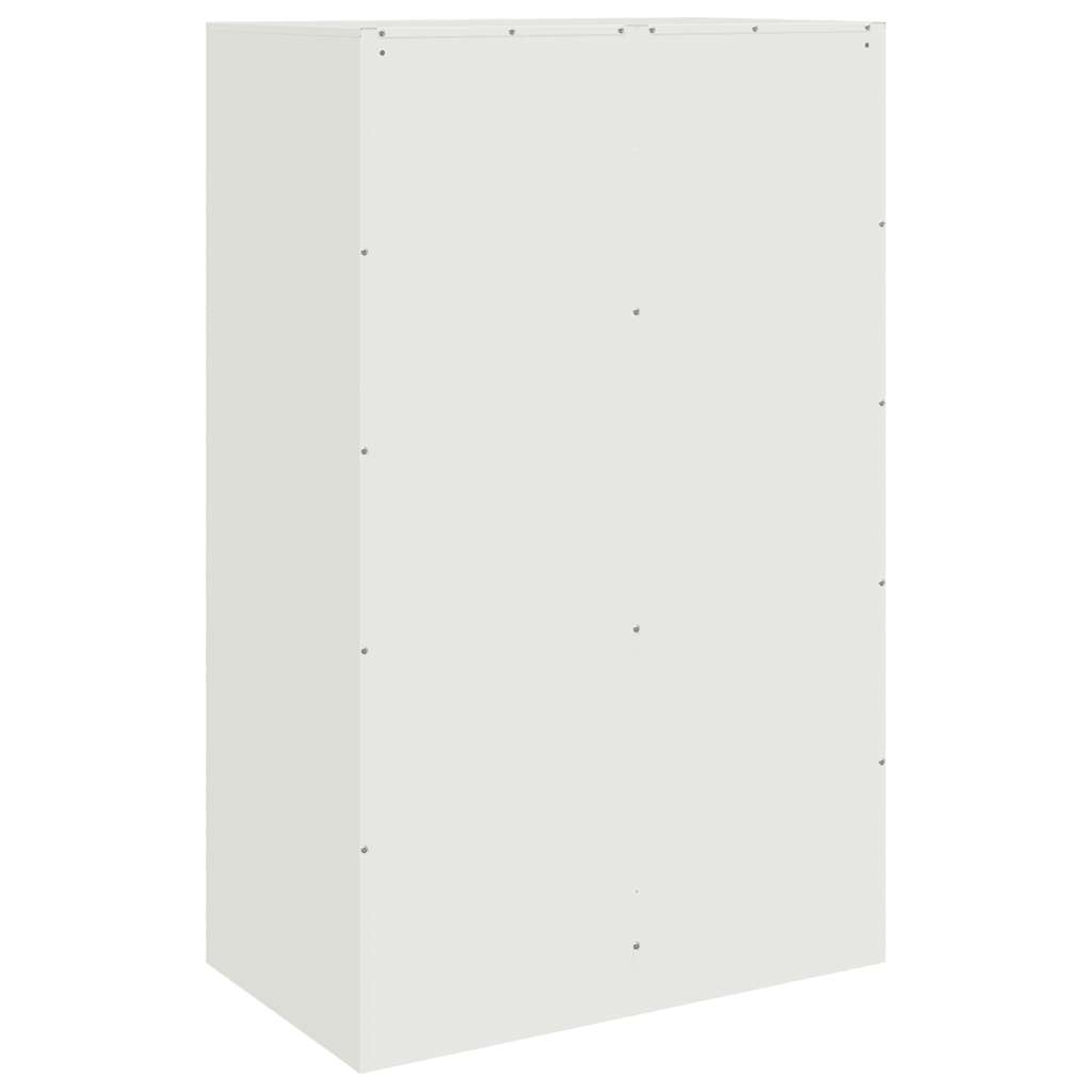 skab 67x39x107 cm stål hvid