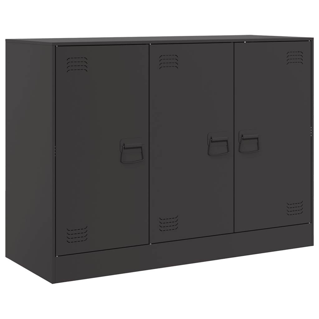 skænk 99x39x73 cm stål sort