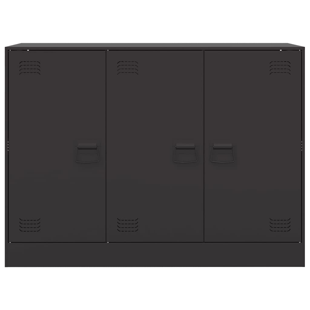 skænk 99x39x73 cm stål sort
