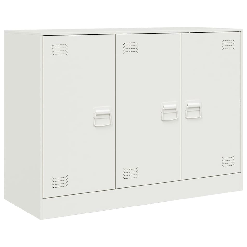 skænk 99x39x73 cm stål hvid