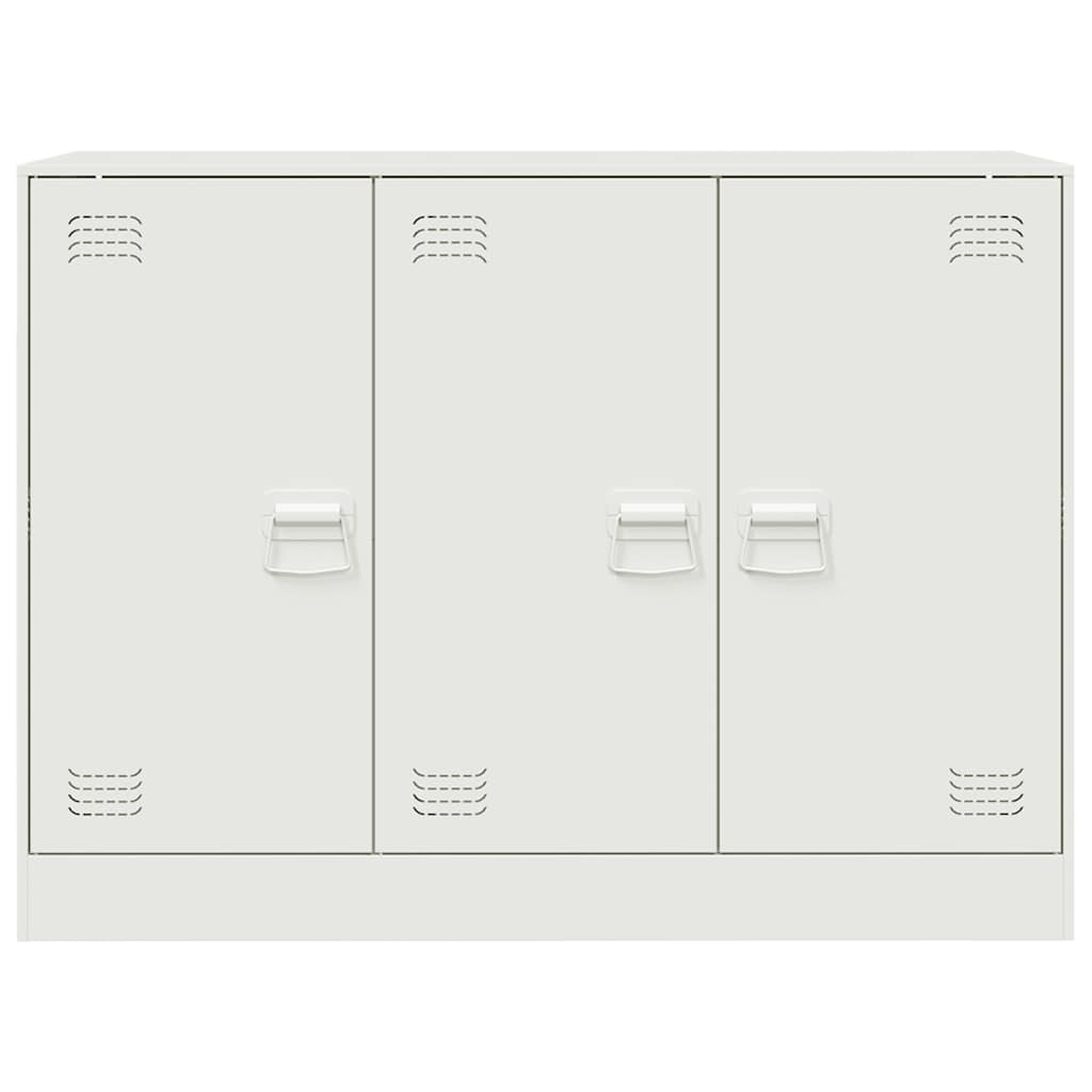 skænk 99x39x73 cm stål hvid