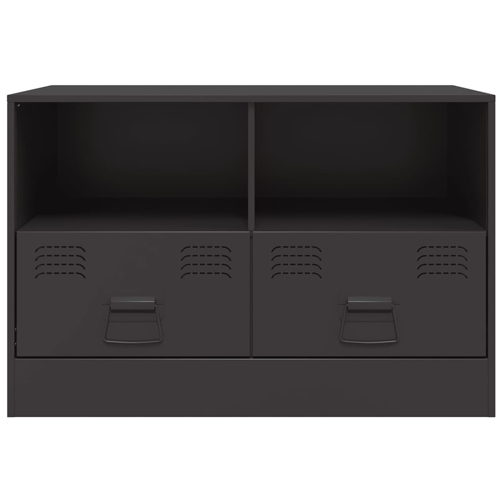 tv-bord 67x39x44 cm stål sort