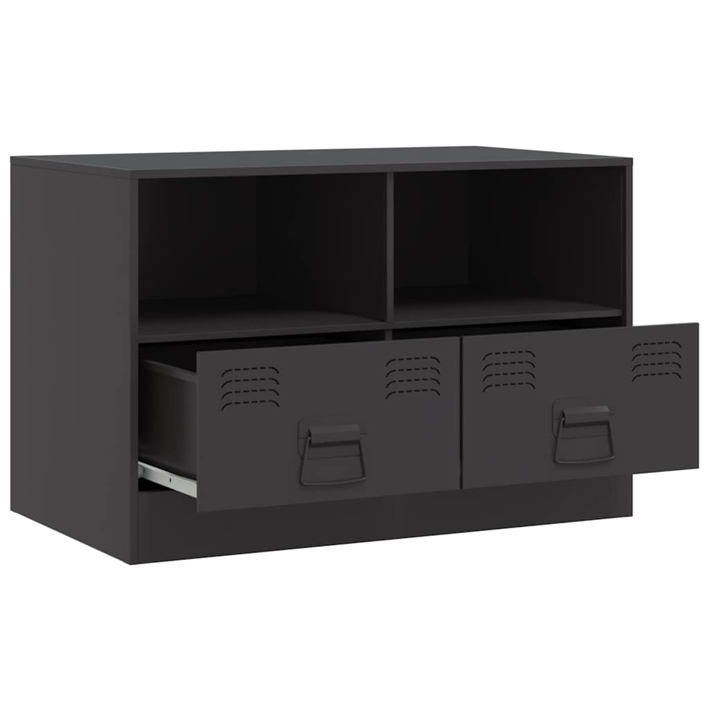 tv-bord 67x39x44 cm stål sort