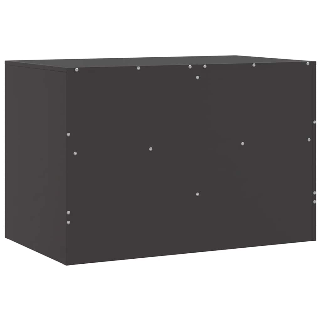 tv-bord 67x39x44 cm stål sort