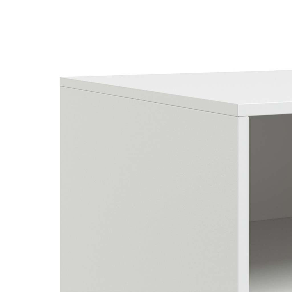 tv-bord 67x39x44 cm stål hvid