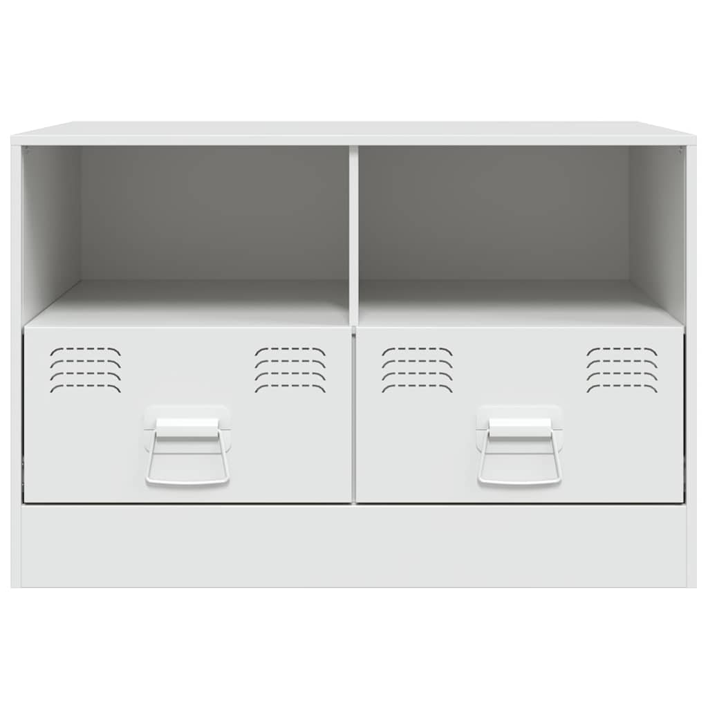 tv-borde 2 stk. 67x39x44 cm stål hvid