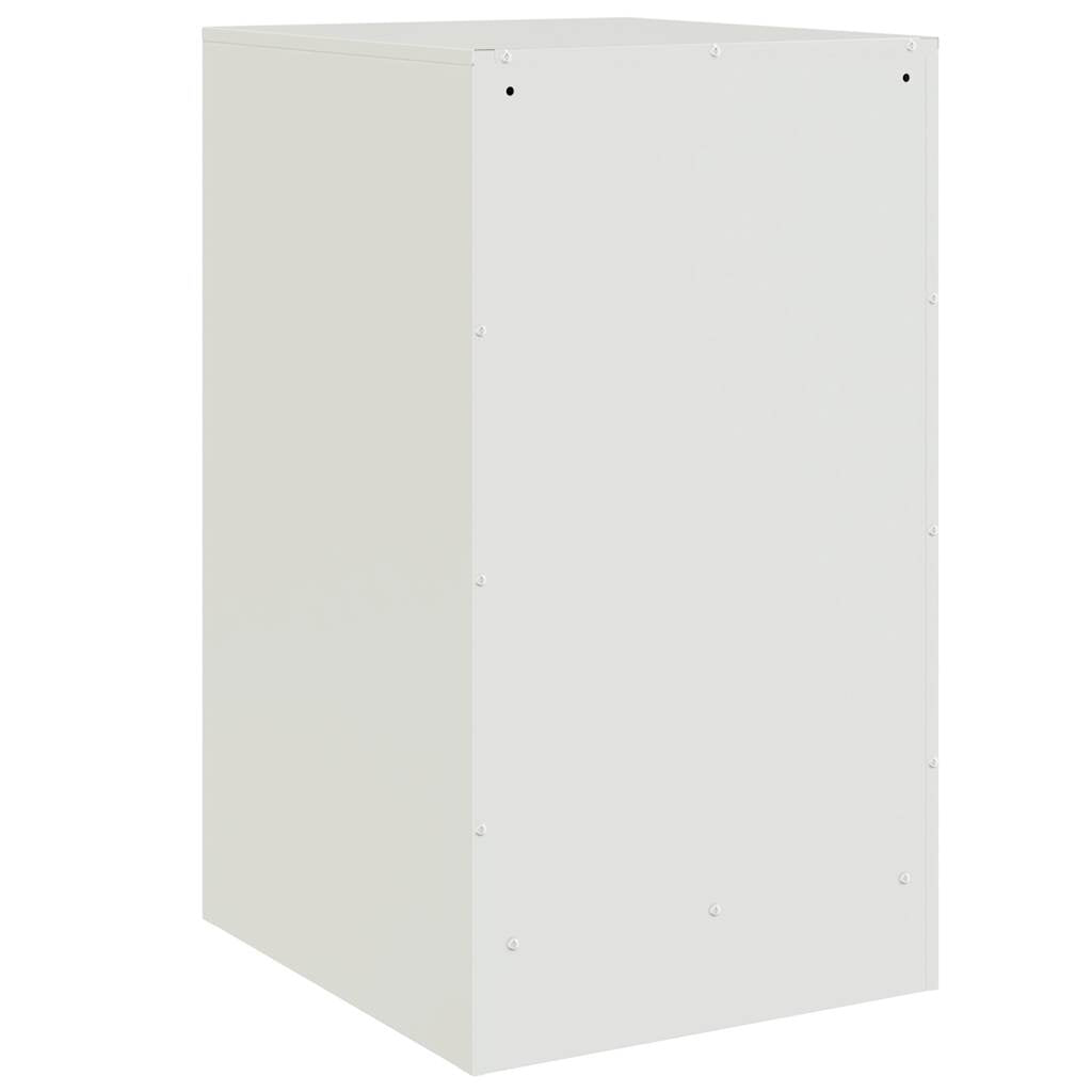 sengeborde 2 stk. 34,5x39x62 cm stål hvid