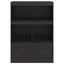 skab 67x39x95 cm stål sort