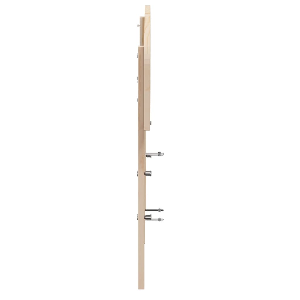 sengegavl 200 cm massivt fyrretræ