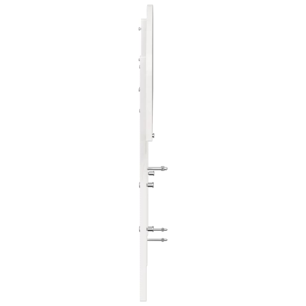 sengegavl 200 cm massivt fyrretræ hvid