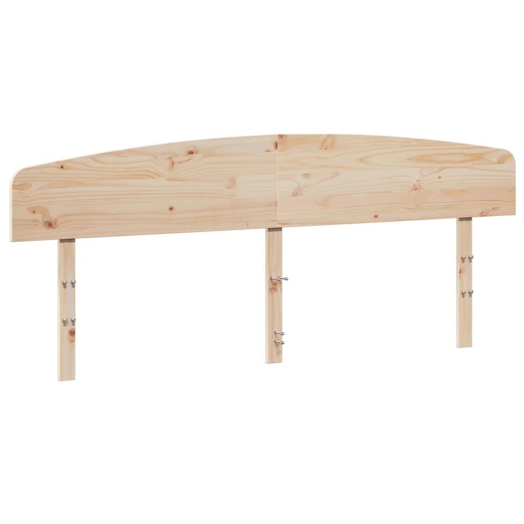 sengegavl 180 cm massivt fyrretræ