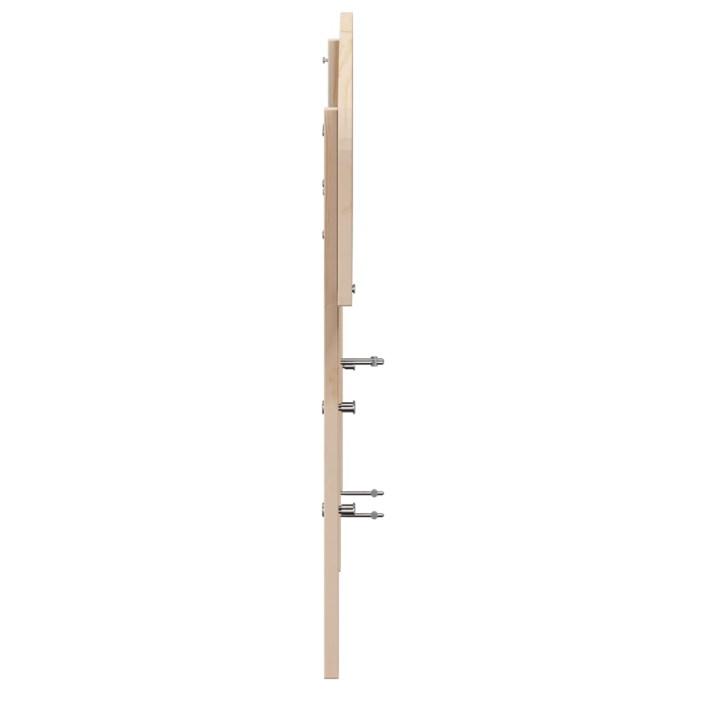 sengegavl 180 cm massivt fyrretræ