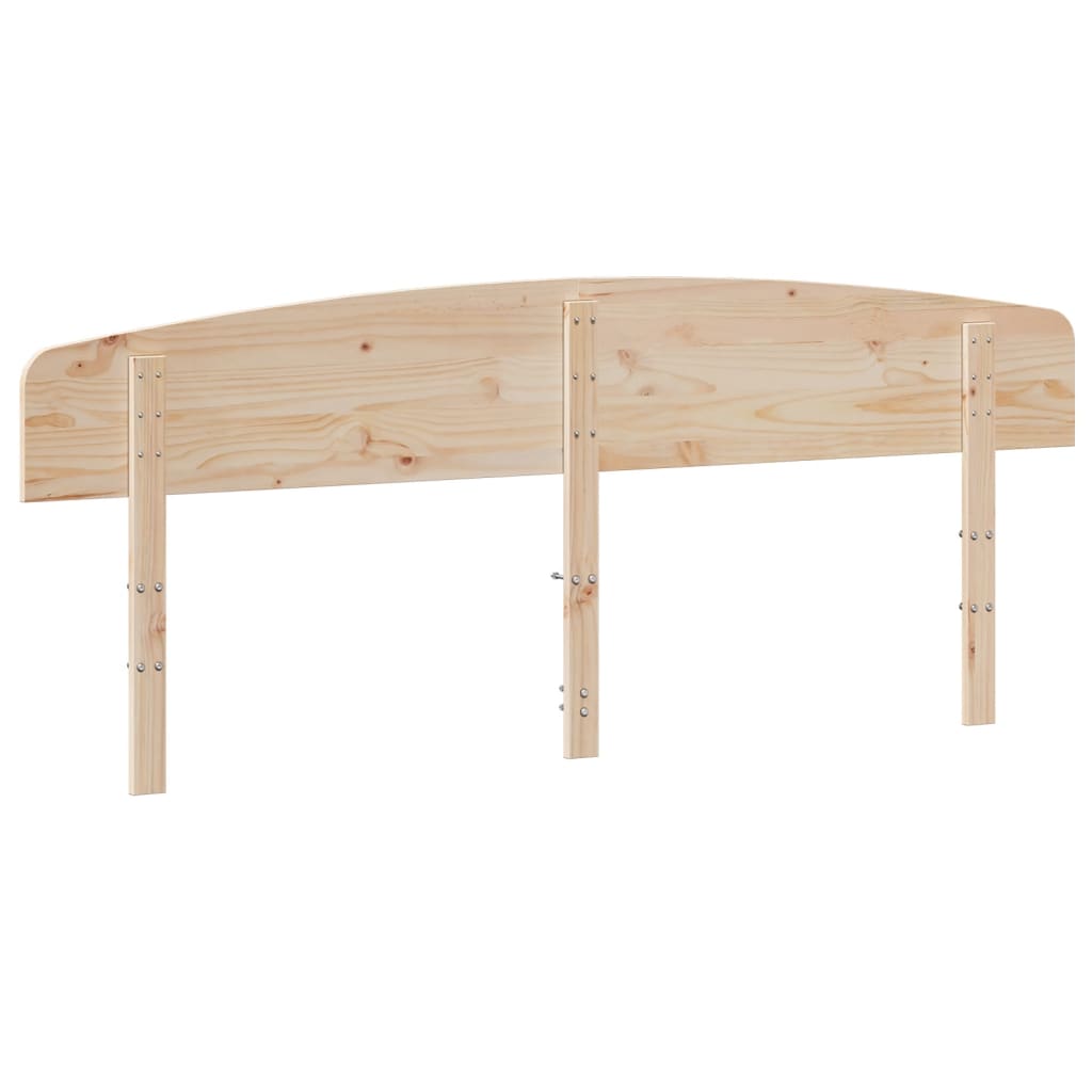 sengegavl 180 cm massivt fyrretræ