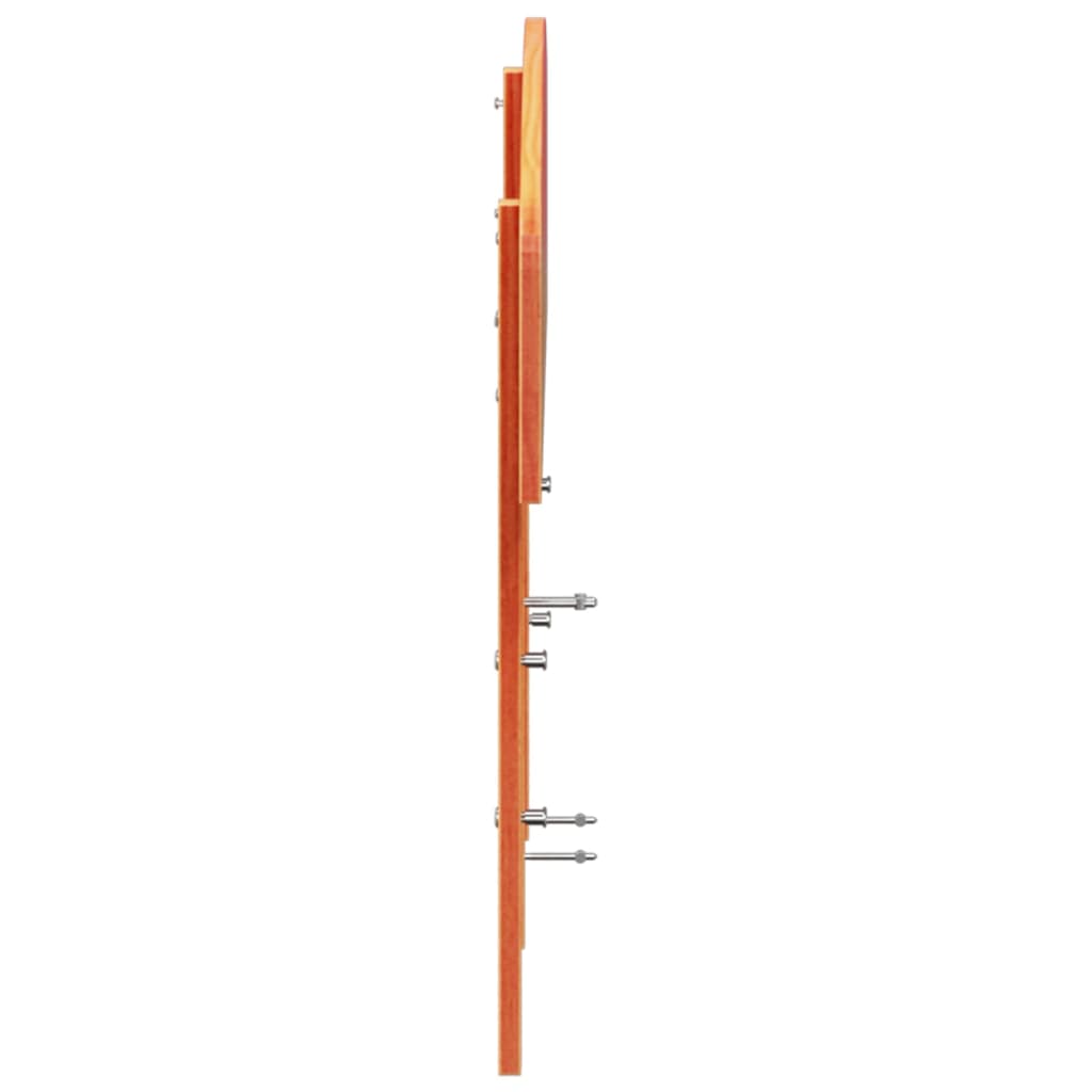 sengegavl 180 cm massivt fyrretræ gyldenbrun