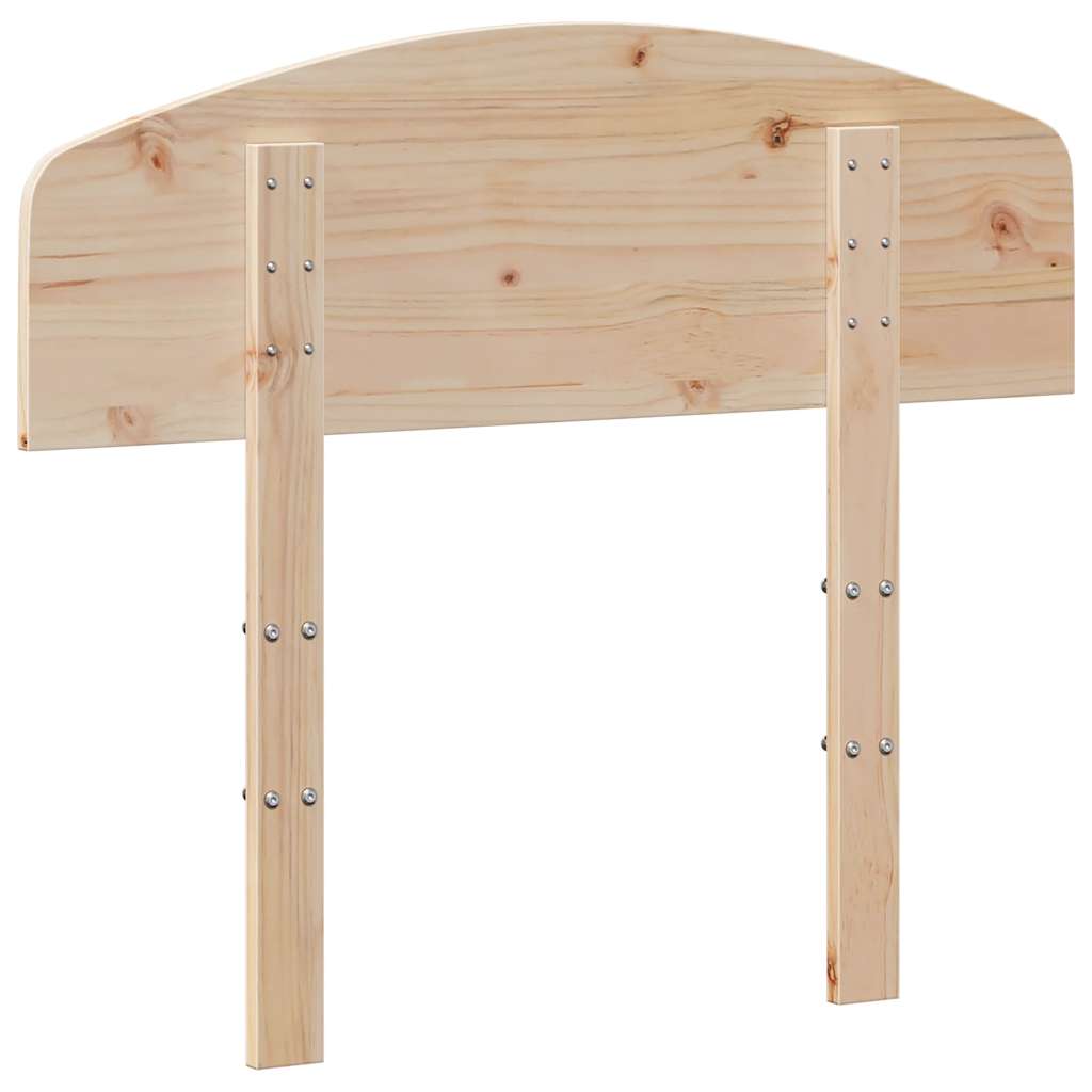 sengegavl 75 cm massivt fyrretræ
