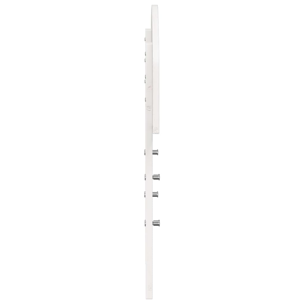 sengegavl 75 cm massivt fyrretræ hvid