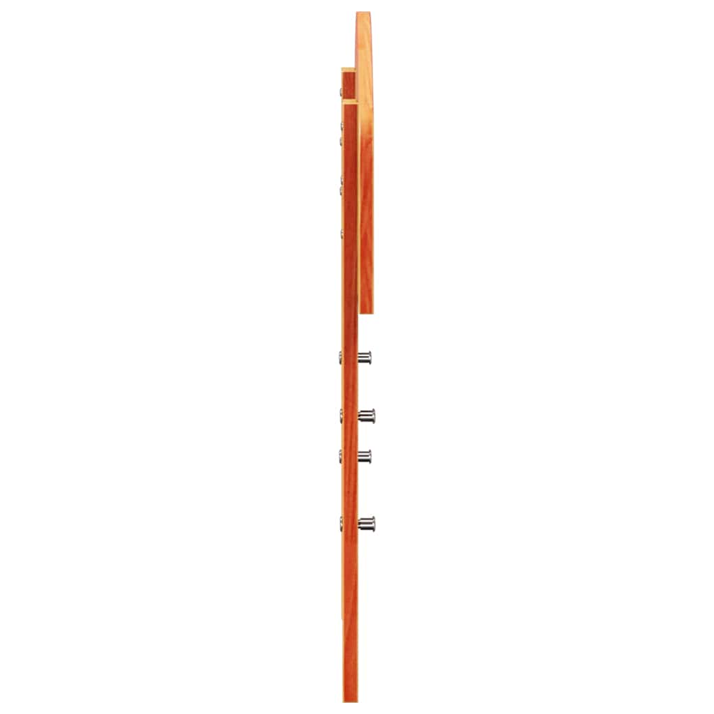 sengegavl 75 cm massivt fyrretræ gyldenbrun