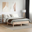 sengeramme uden madras 120x200 cm massivt fyrretræ