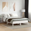 sengeramme uden madras 140x190 cm massivt fyrretræ hvid
