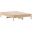 sengeramme uden madras 140x190 cm massivt fyrretræ