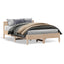 sengeramme uden madras 135x190 cm massivt fyrretræ hvid