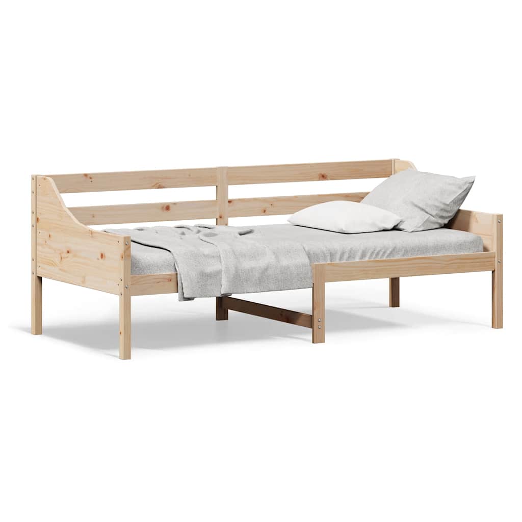 daybed uden madras 80x200 cm massivt fyrretræ