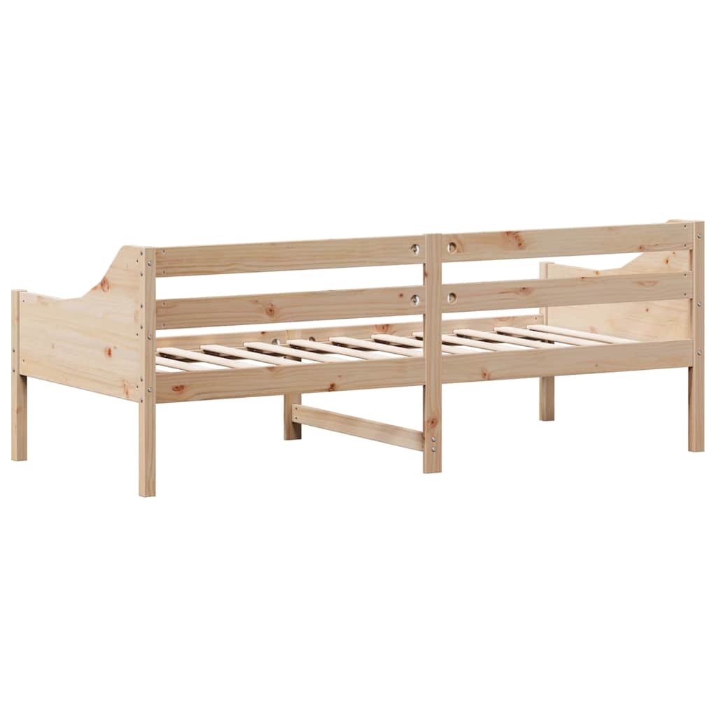 daybed uden madras 80x200 cm massivt fyrretræ