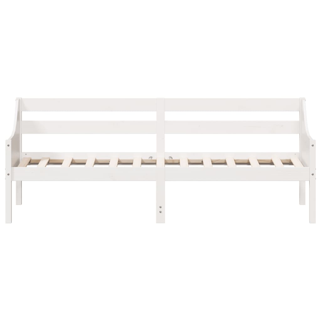 daybed uden madras 80x200 cm massivt fyrretræ hvid