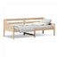 daybed uden madras 90x200 cm massivt fyrretræ