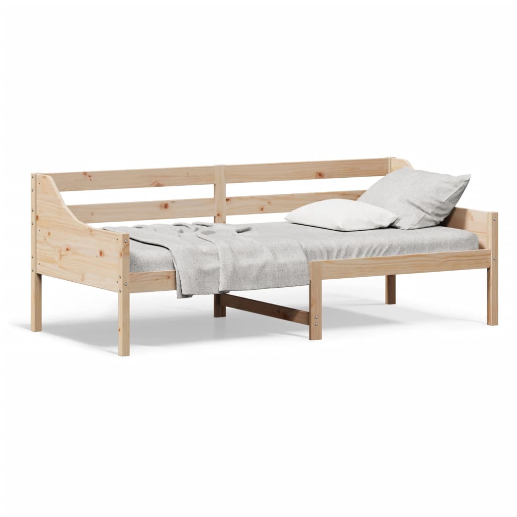 daybed uden madras 90x200 cm massivt fyrretræ