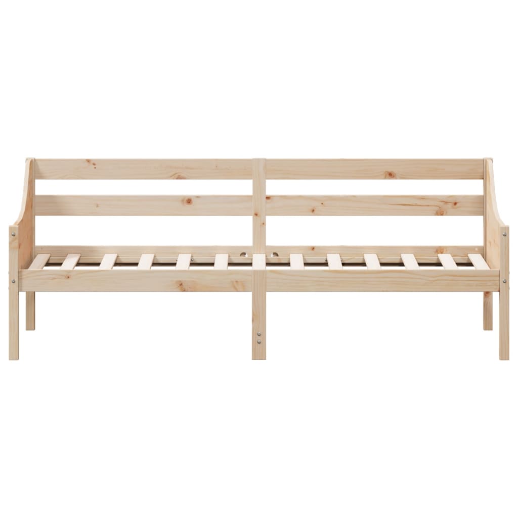 daybed uden madras 90x200 cm massivt fyrretræ