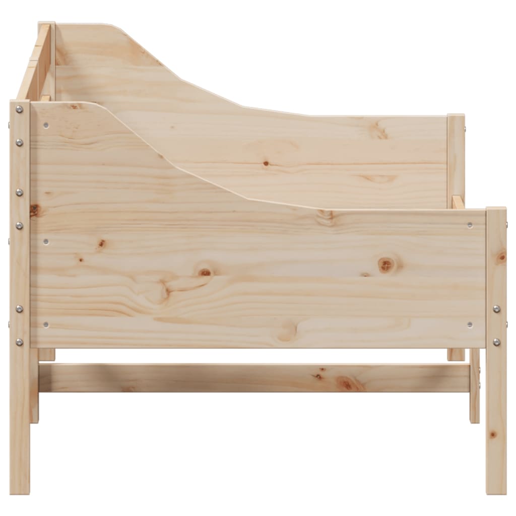 daybed uden madras 90x200 cm massivt fyrretræ