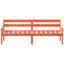 daybed uden madras 100x200 cm massivt fyrretræ gyldenbrun