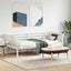 daybed med reol uden madras 75x190 cm massivt fyrretræ hvid