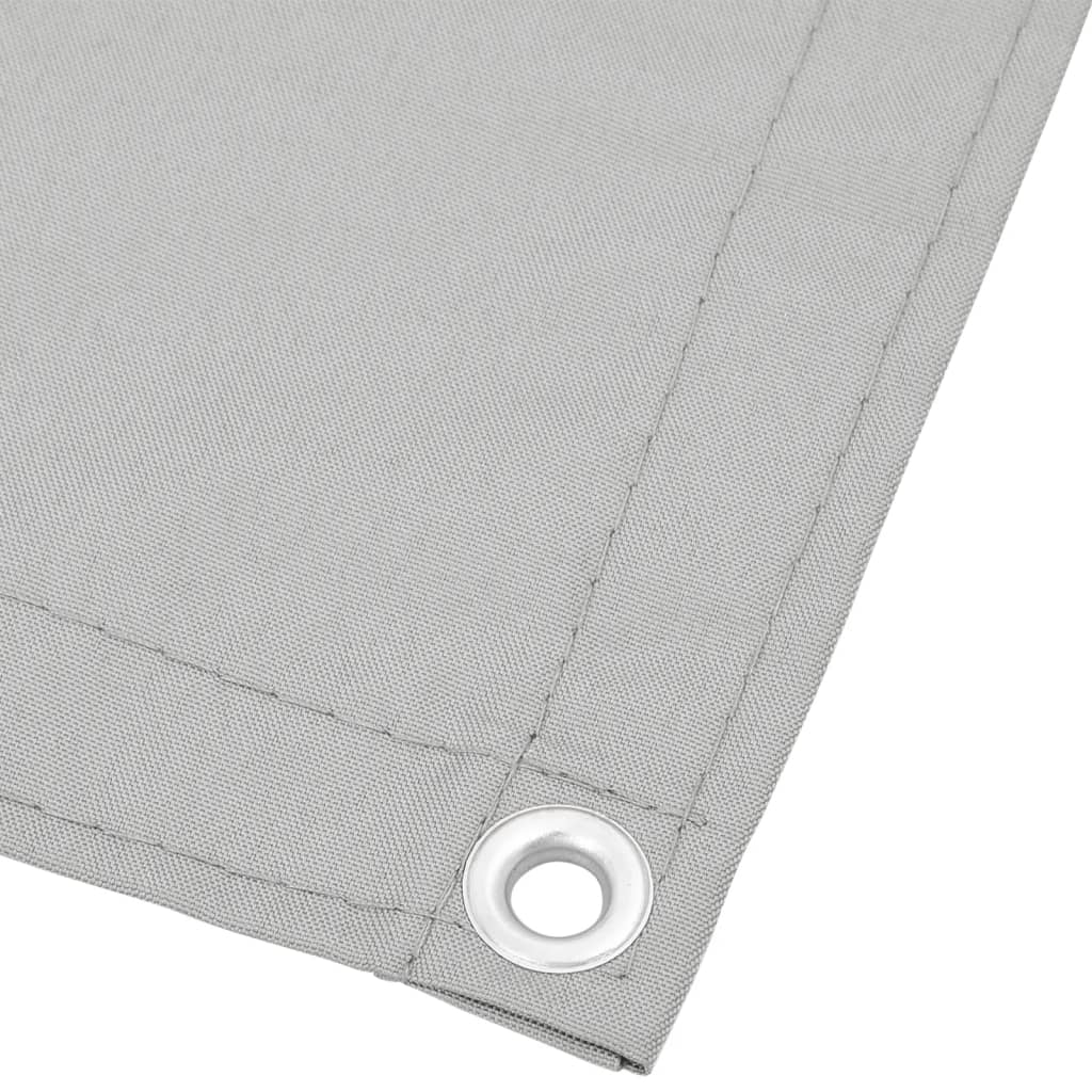 altanafskærmning 90x700 cm 100 % polyester lysegrå