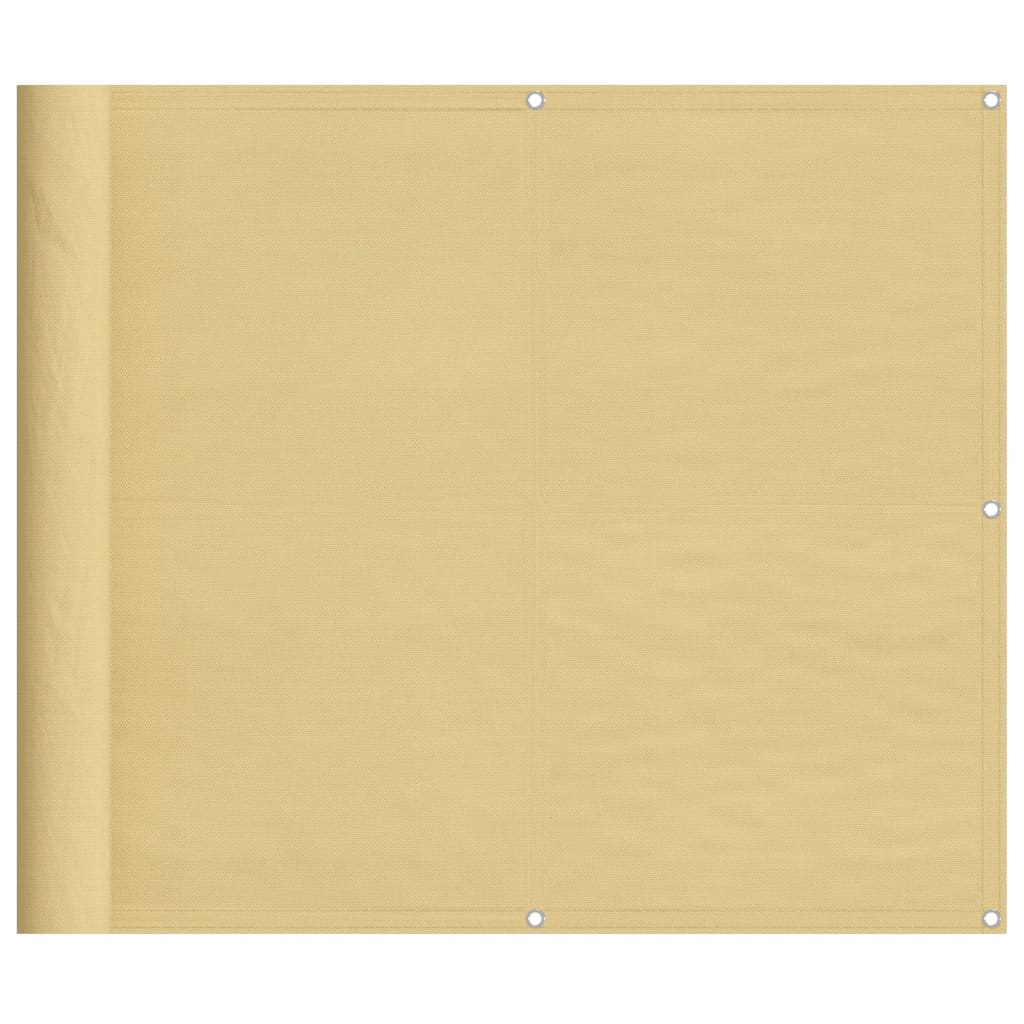 altanafskærmning 90x300 cm 100 % polyester sandfarvet