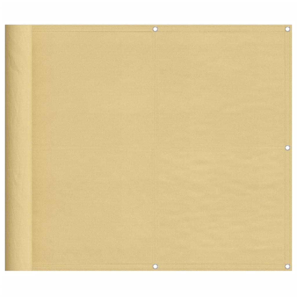 altanafskærmning 90x700 cm 100 % polyester sandfarvet