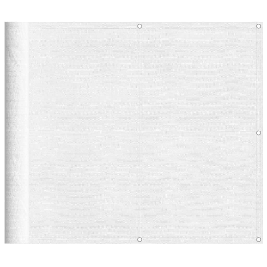 altanafskærmning 90x800 cm 100 % polyester hvid