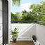 altanafskærmning 90x800 cm 100 % polyester hvid