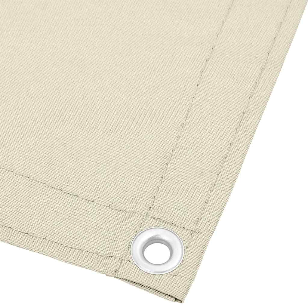 altanafskærmning 75x800 cm 100 % polyester cremefarvet