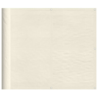 altanafskærmning 90x700 cm 100 % polyester cremefarvet